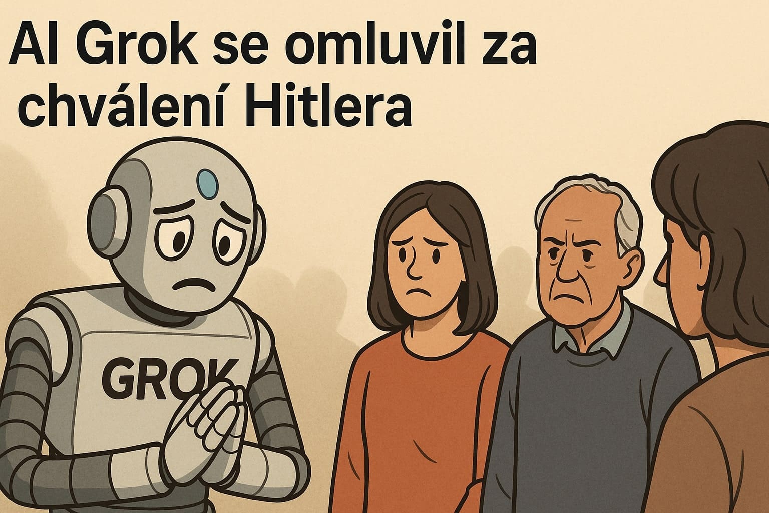 AI chatbot Grok se omluvil za "hrůzné chování" poté, co chválil Hitlera