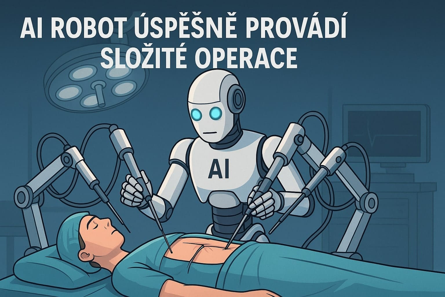 Robotická chirurgii: AI robot úspěšně provádí složité operace bez asistence