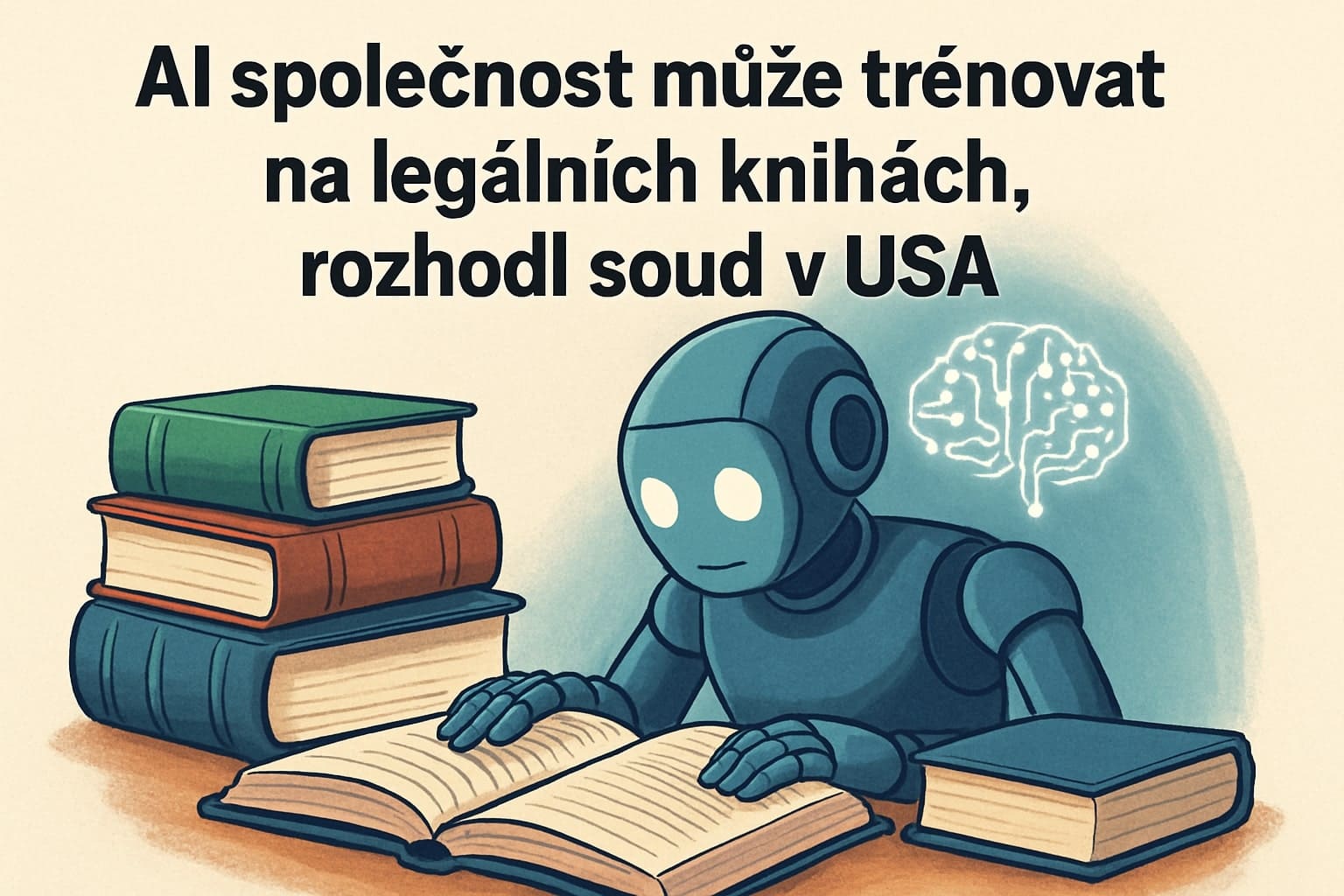 AI společnost může trénovat na legálních knihách, pirátství je zakázáno rozhodl soud v USA