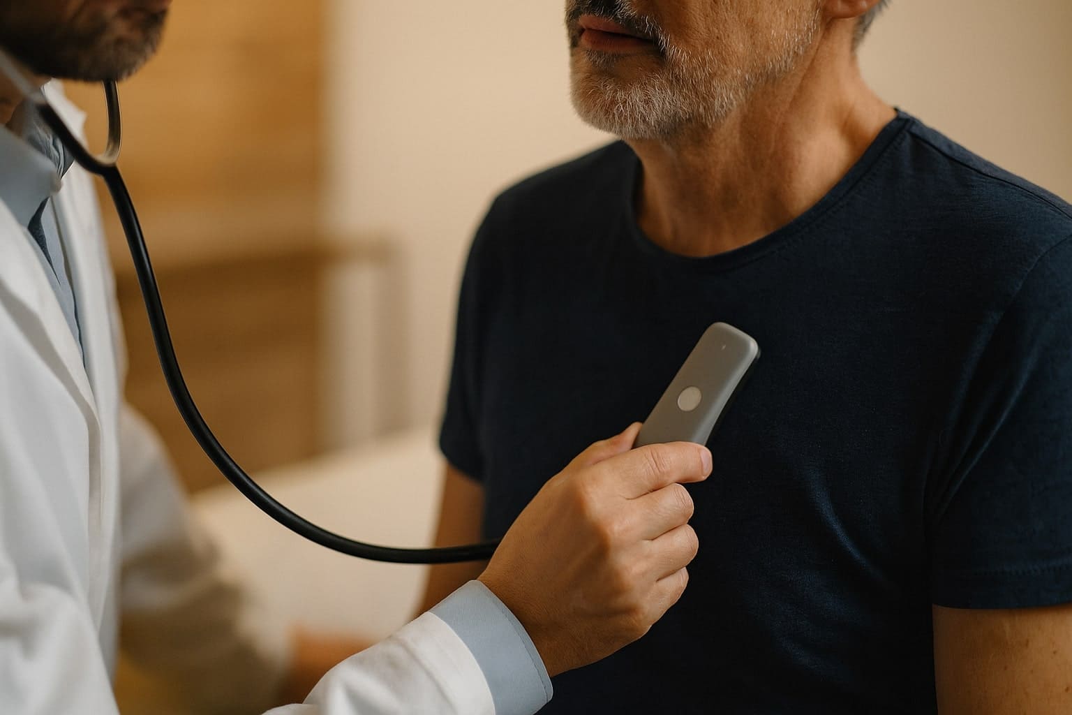 AI stetoskop odhalí skryté srdeční nemoci za 15 vteřin