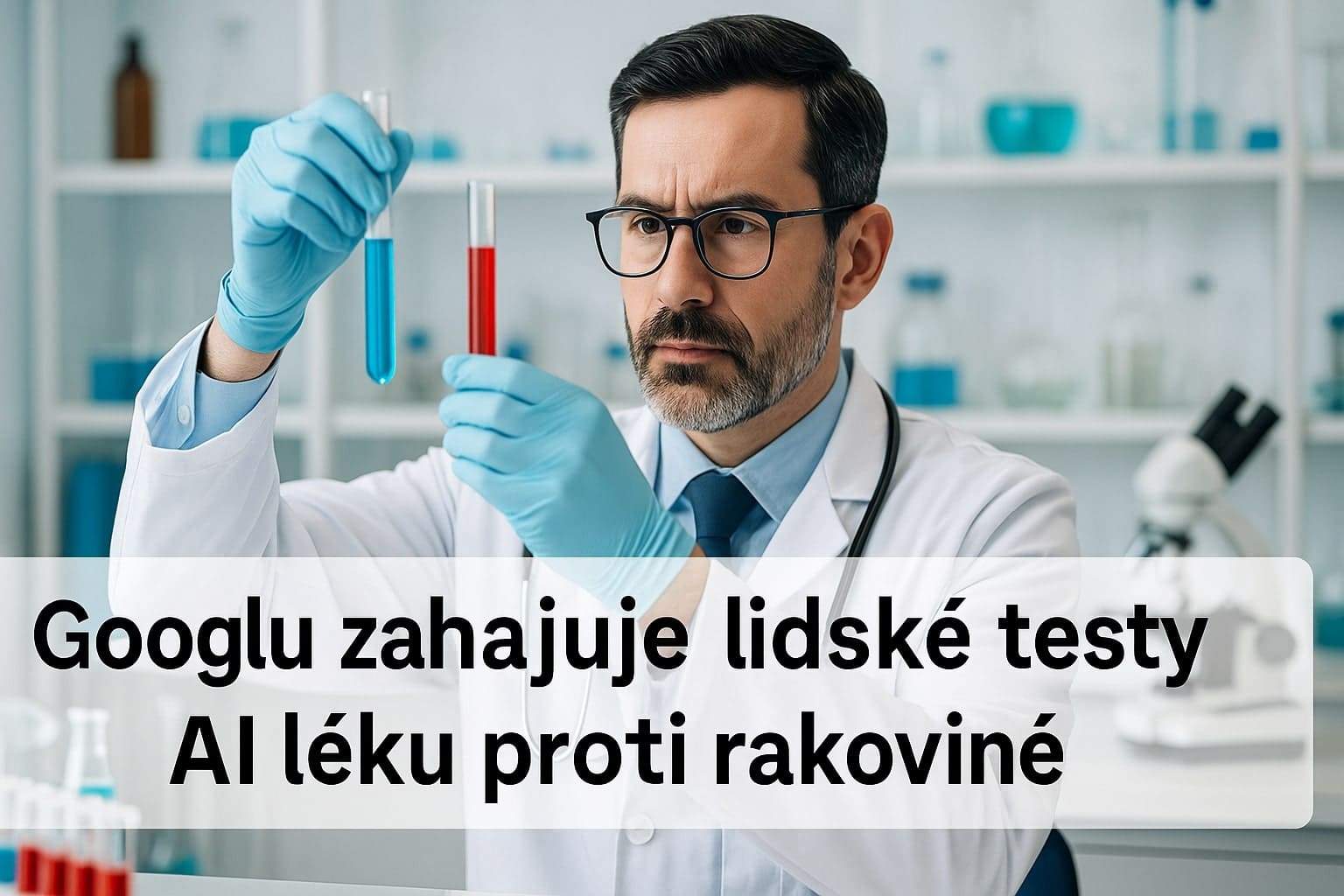 Dceřiná firma Googlu zahajuje lidské testy AI léku proti rakovině
