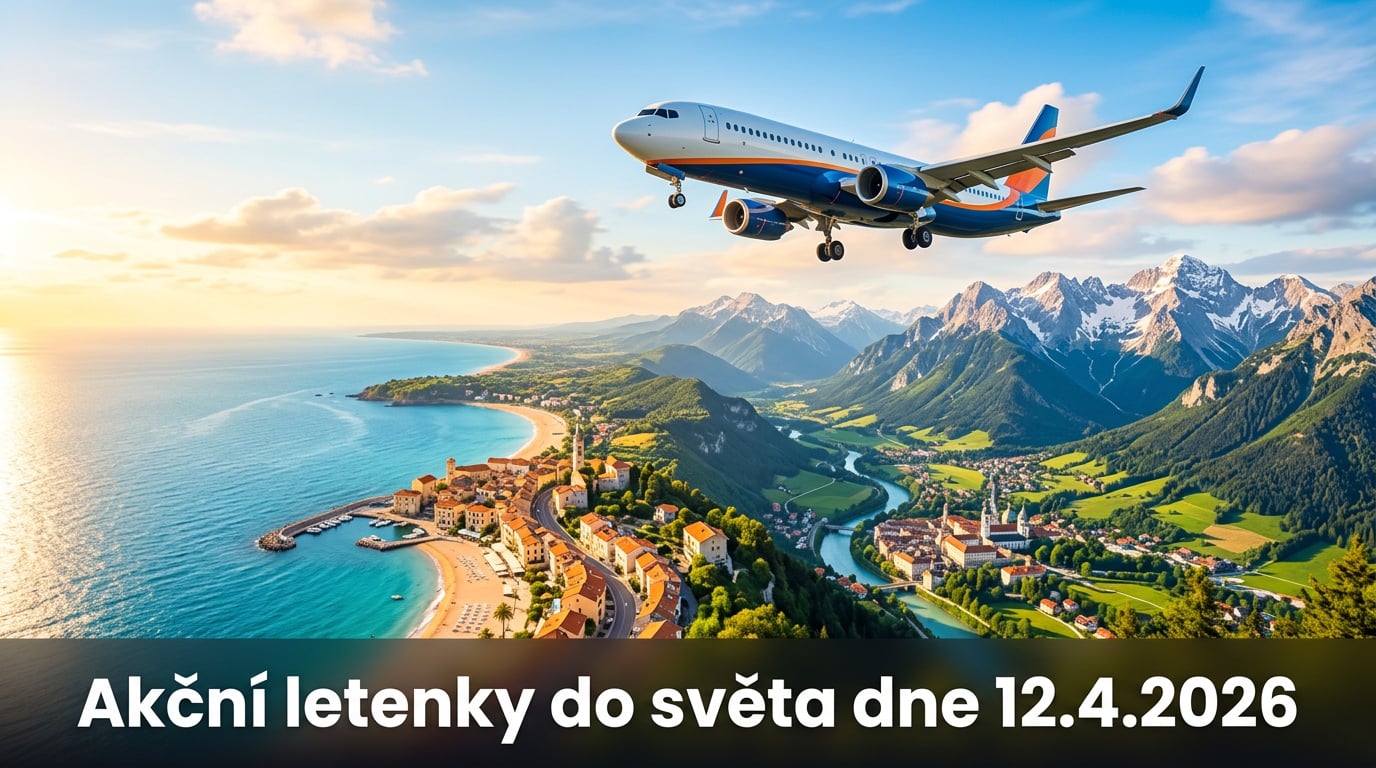 🔥 Akční letenky 12.4.2026: 558 důvodů sbalit kufry a vyrazit za dobrodružstvím!