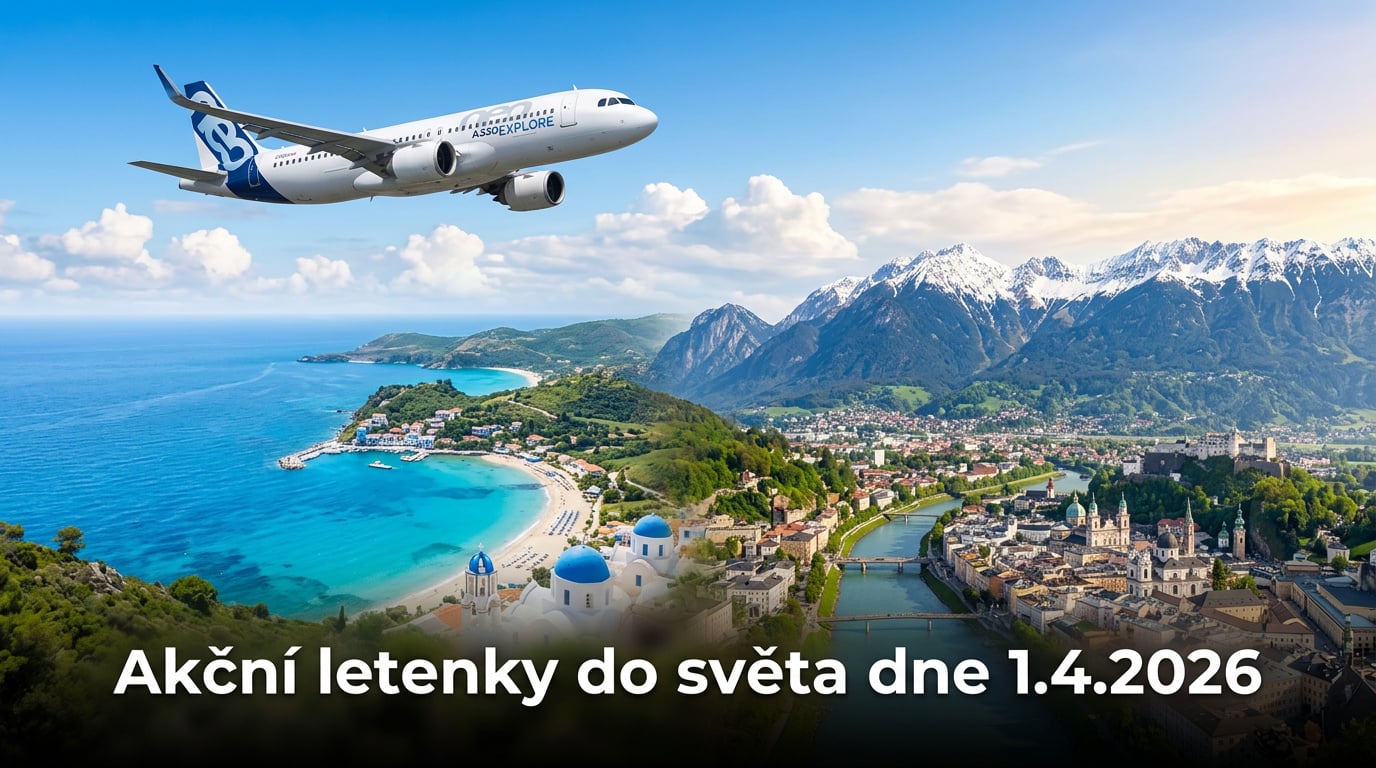 🔥 Akční letenky 1.4.2026: 561 důvodů, proč sbalit kufry a vyrazit do světa