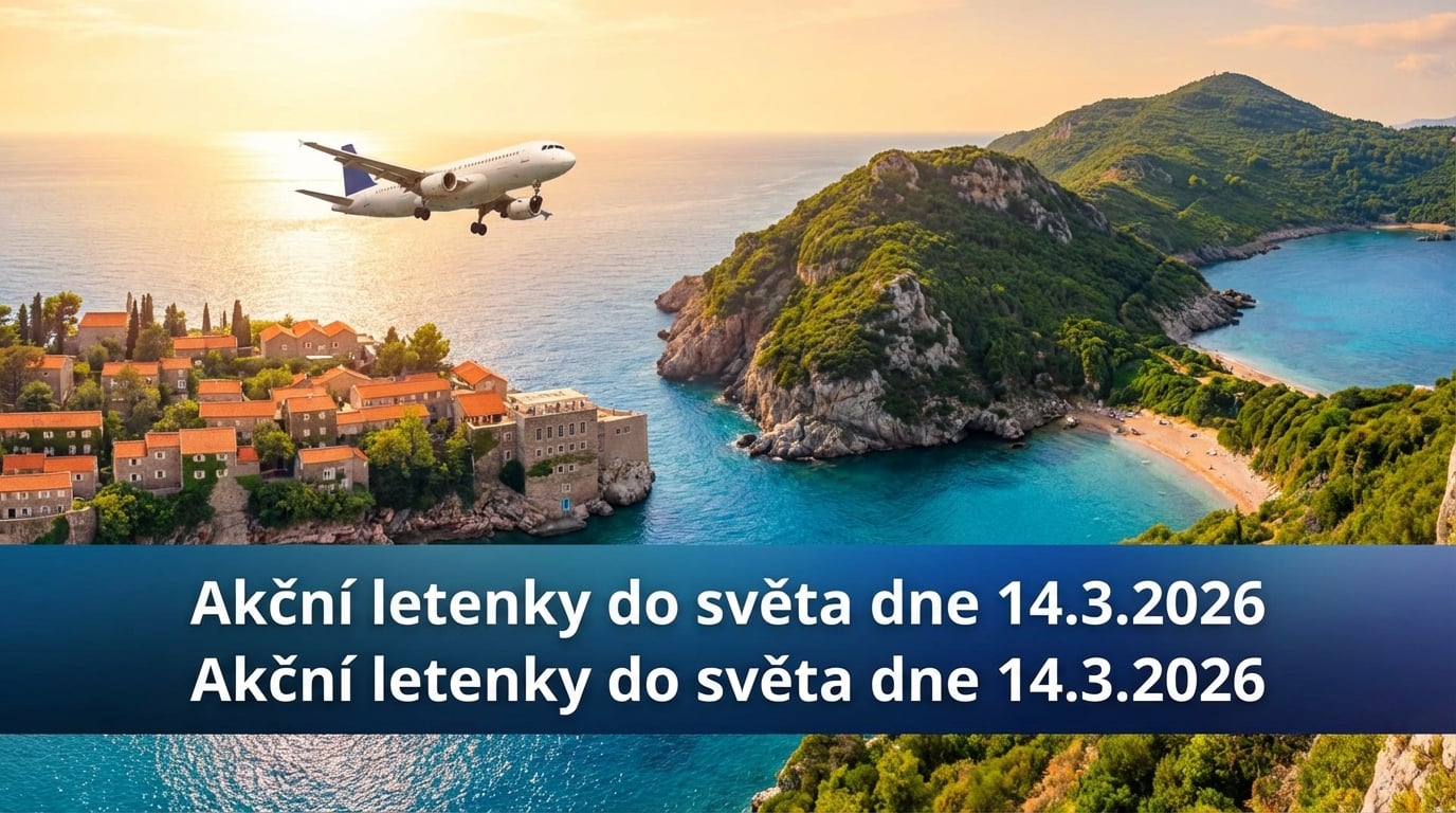 Akční letenky 14.3.2026: 595 tipů na levné letenky z Prahy, Vídně i okolních letišť