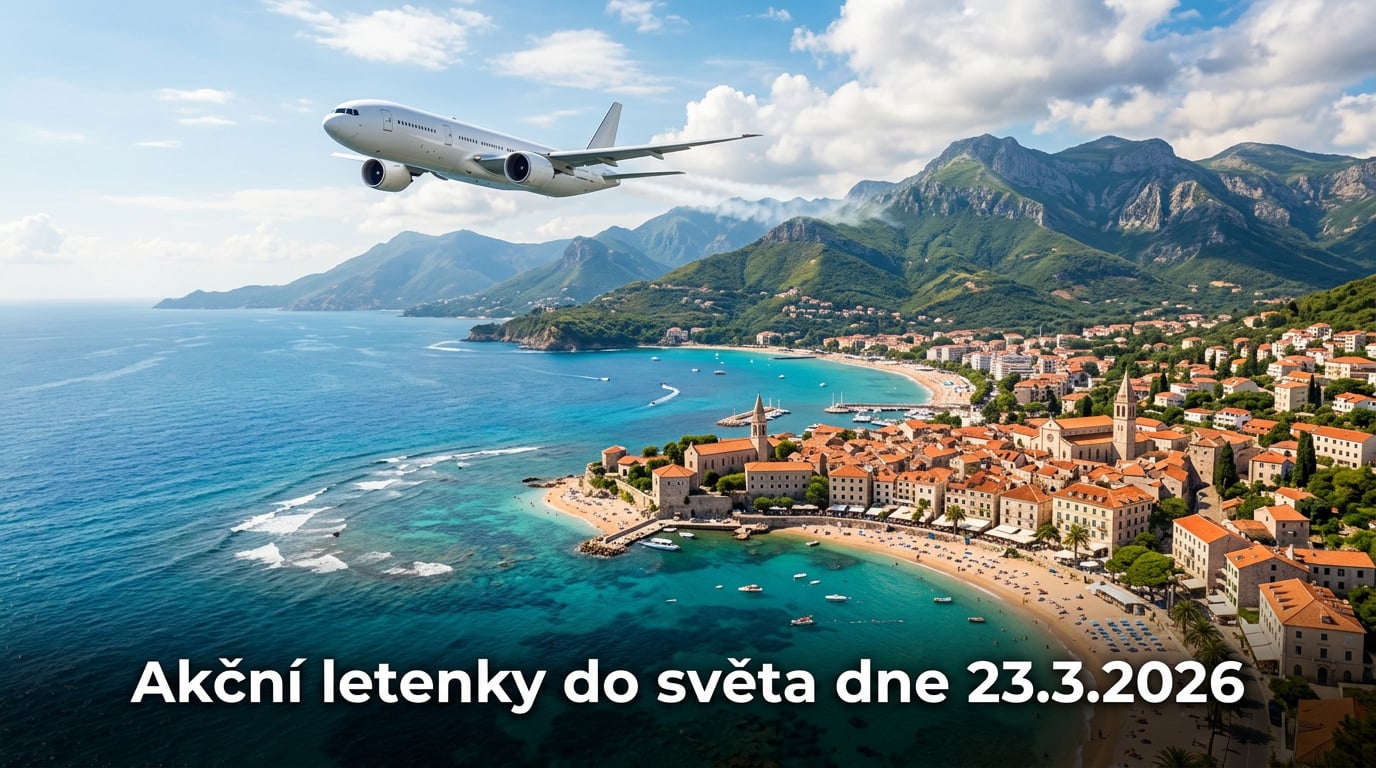 🔥 Akční letenky 23.3.2026: 567 důvodů, proč sbalit batoh a vyrazit do světa!