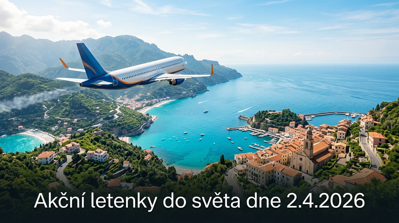 ✈️ Akční letenky 2.4.2026: 560 nabídek do světa za ceny, které vás zvednou ze židle