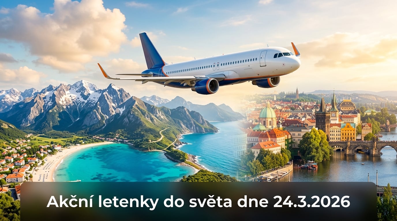 🔥 Akční letenky 24.3.2026: 566 důvodů sbalit batoh a vyrazit do světa!