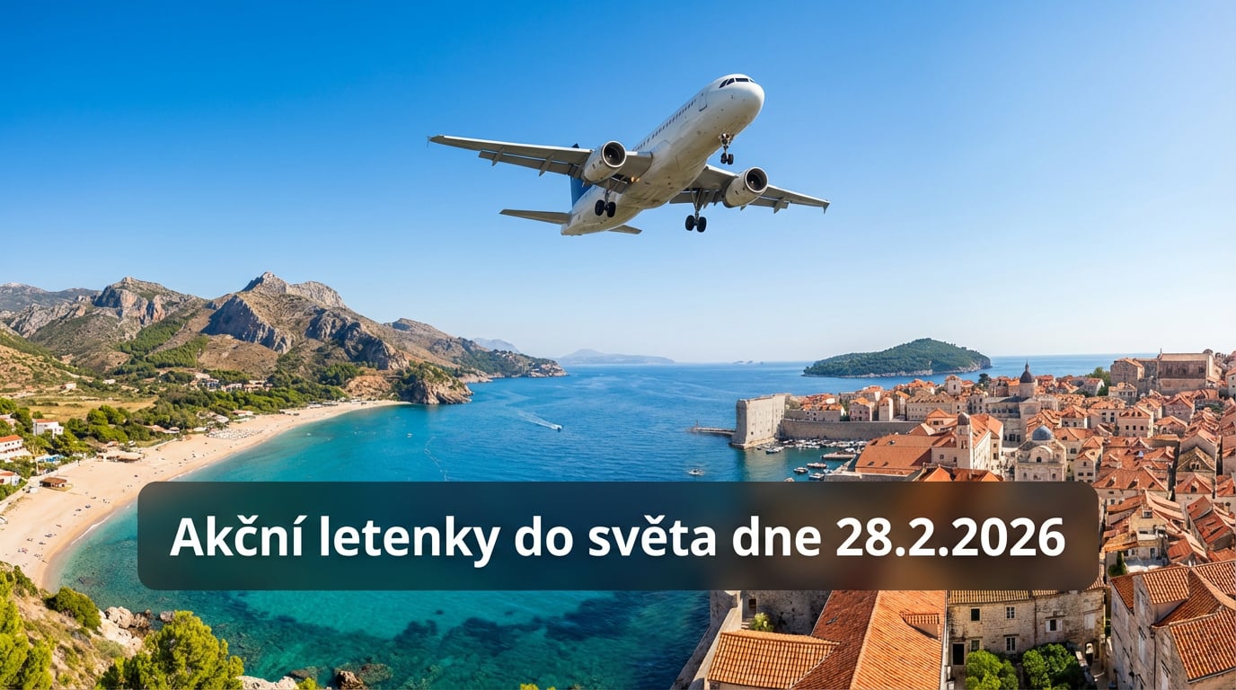 Akční letenky 28.2.2026: 644 důvodů sbalit batoh a vyrazit do světa už teď ✈️🌍