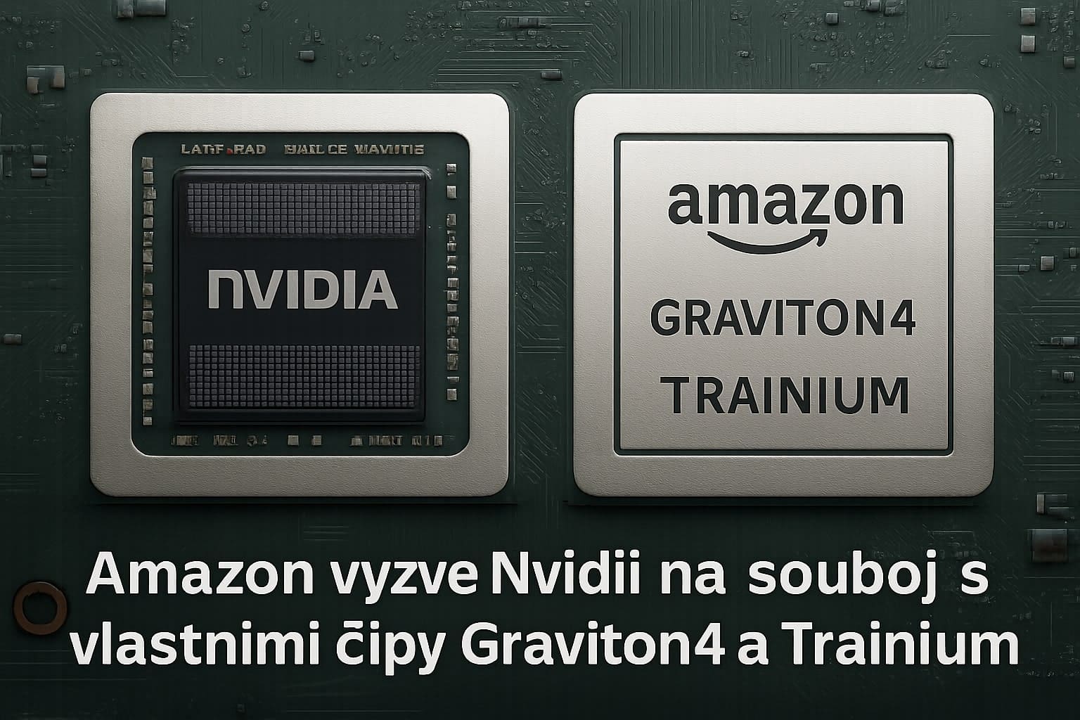 Amazon vyzve Nvidii na souboj s vlastními čipi Graviton4 a Trainium