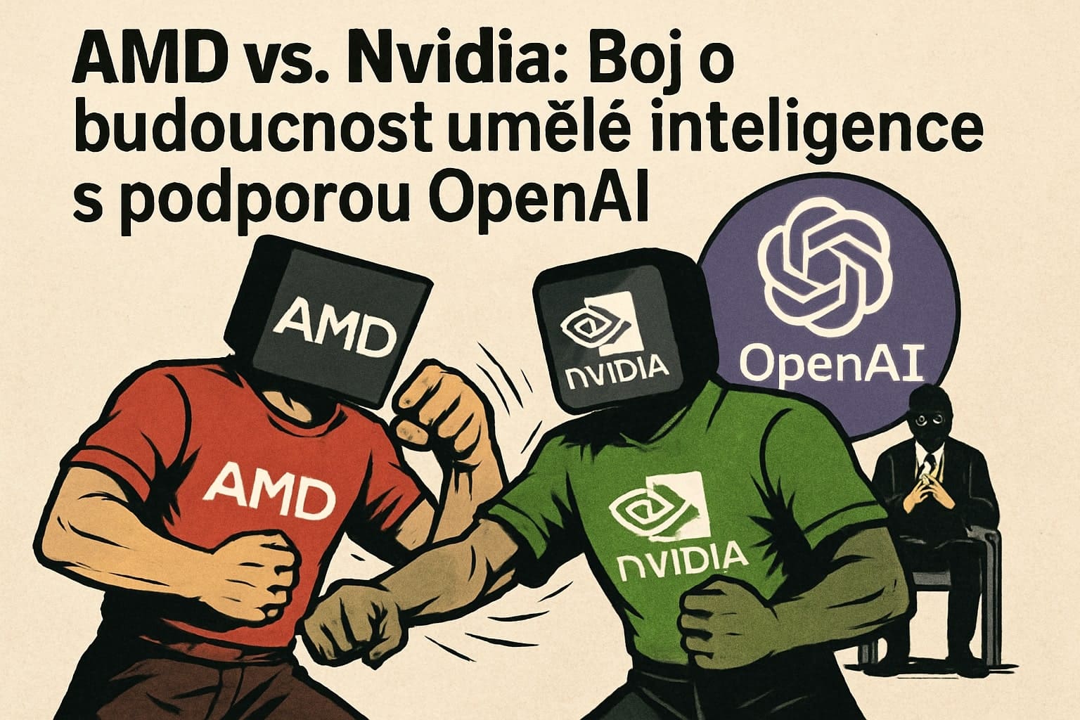 AMD vs. Nvidia: Boj o budoucnost umělé inteligence s podporou OpenAI