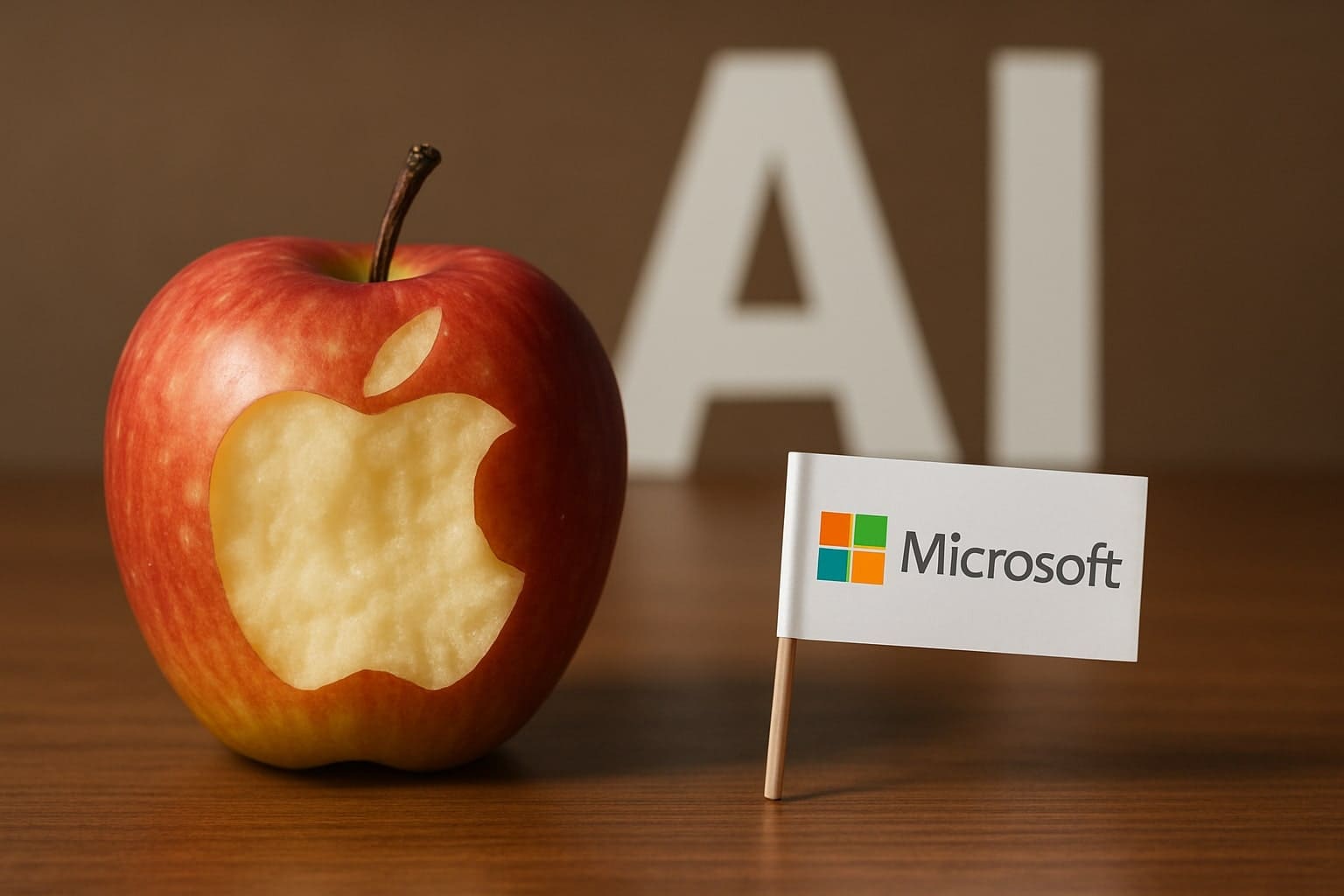 Apple prohrává v AI světě zatímco Microsoft vyhrává