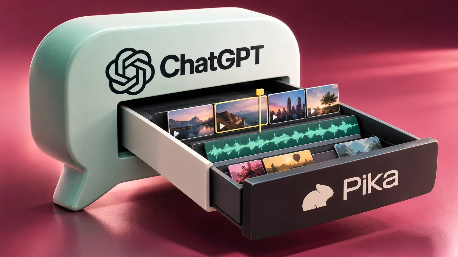 Pika erweitert ChatGPT um Medienerstellung und Videoschnitt auf der Zeitleiste