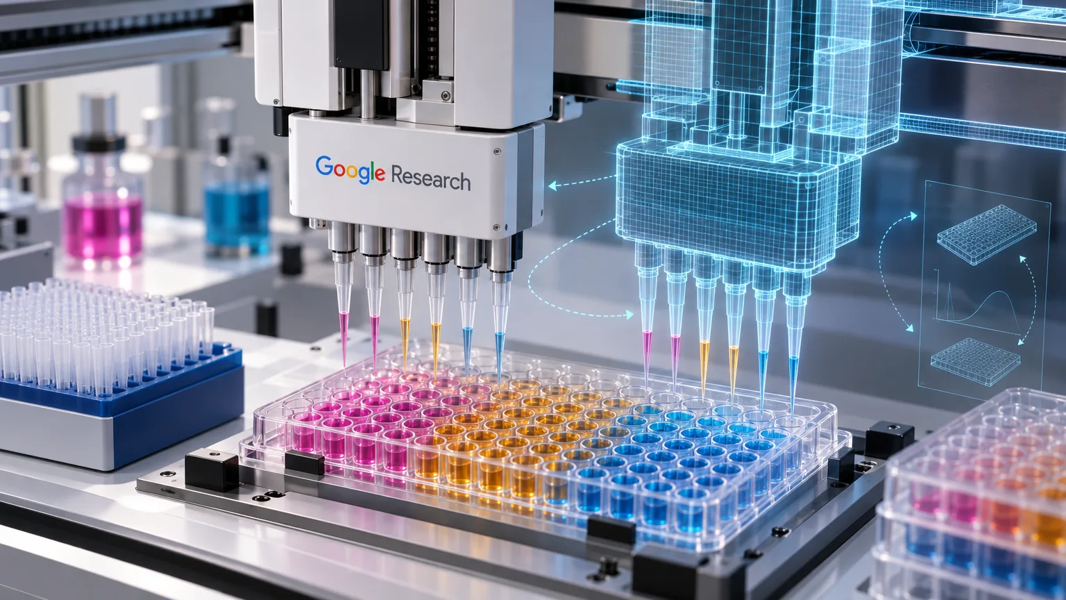 Google Research testuje AI agenty pro řízení laboratorních robotů a návrh molekul