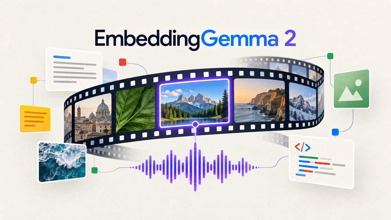 Google vydal EmbeddingGemma 2: při vyhledávání propojuje text, obraz i zvuk