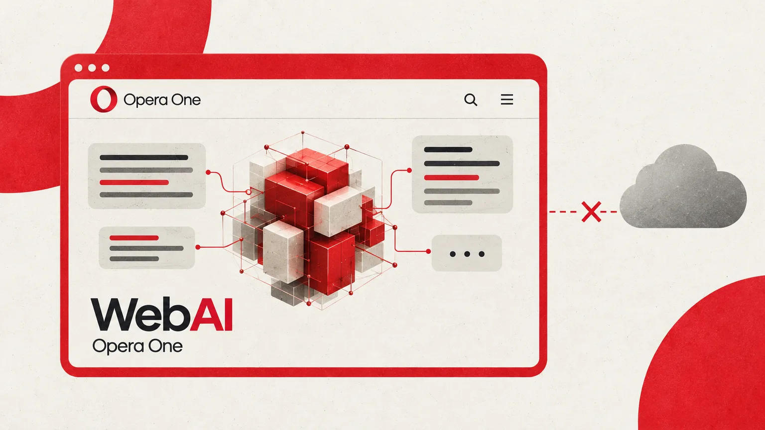Opera introduces WebAI to run AI models locally in the browser