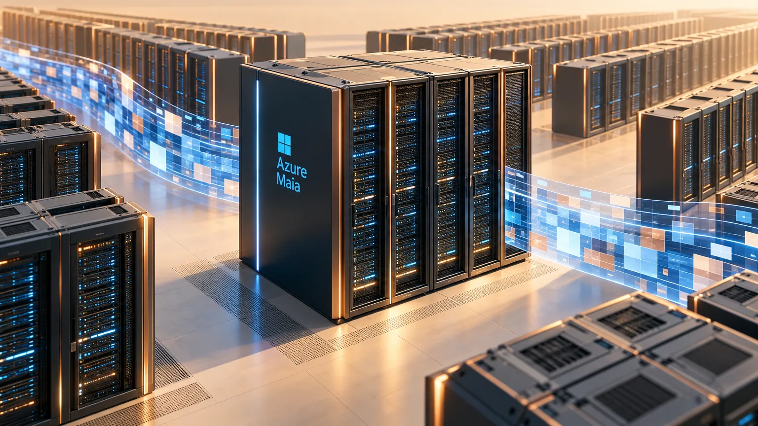 Microsoft plánuje od roku 2027 využívat Azure Maia jako hlavní infrastrukturu pro AI inferenci