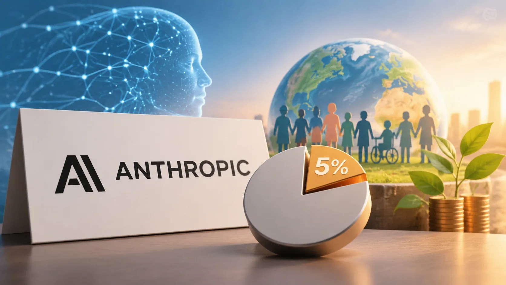 Anthropic vyčlení 5 % svých akcií na veřejné dobro