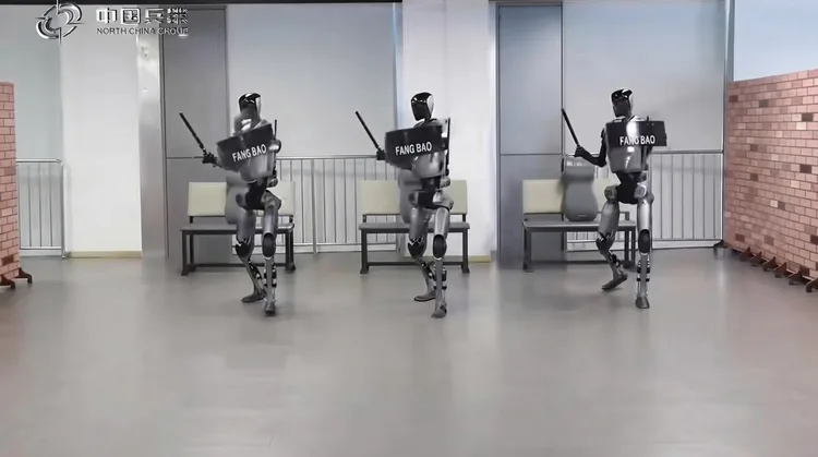 Představení robotů Fuxi.