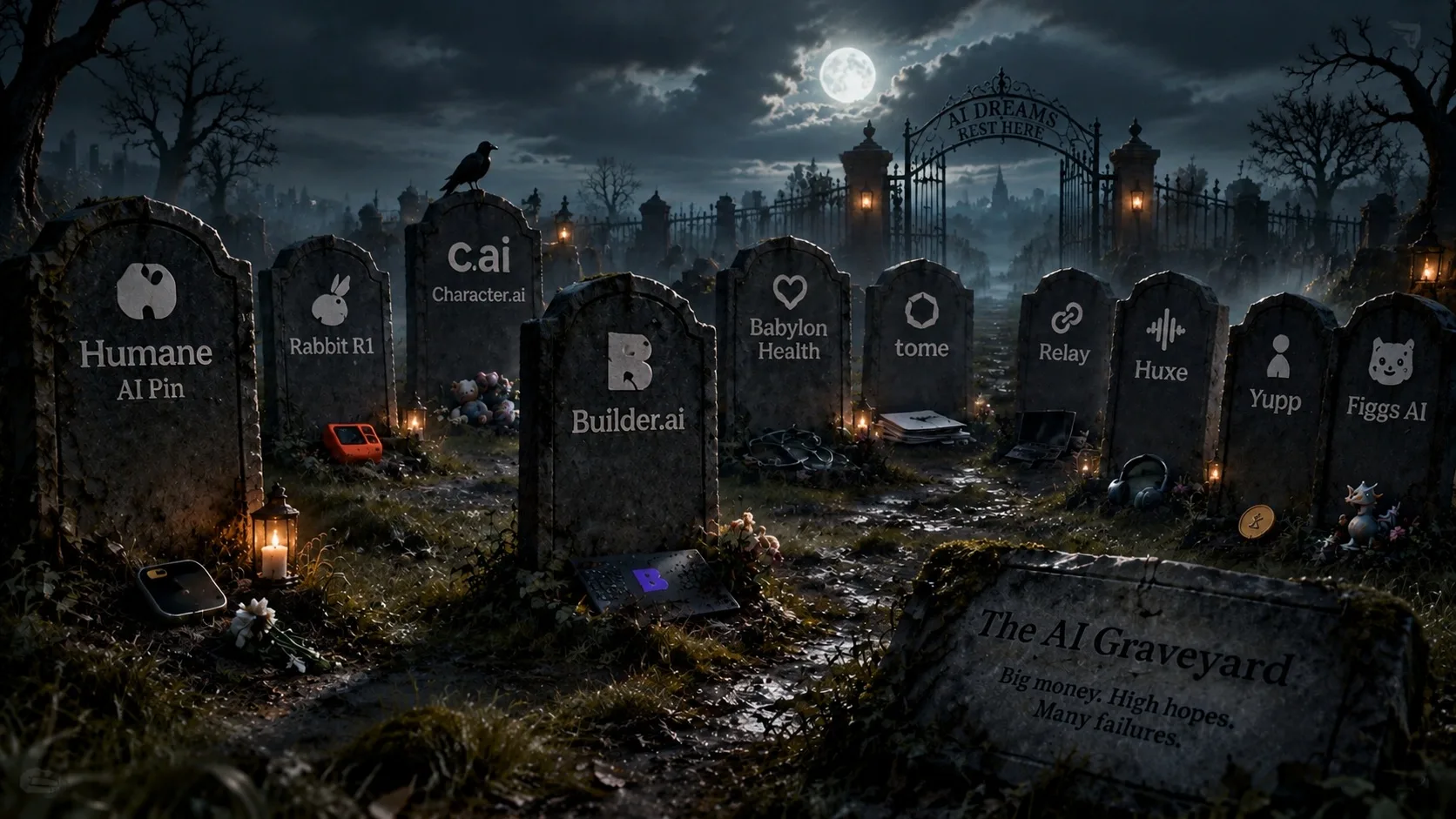 The AI Graveyard: Ten Startups That Promised the Future but Failed