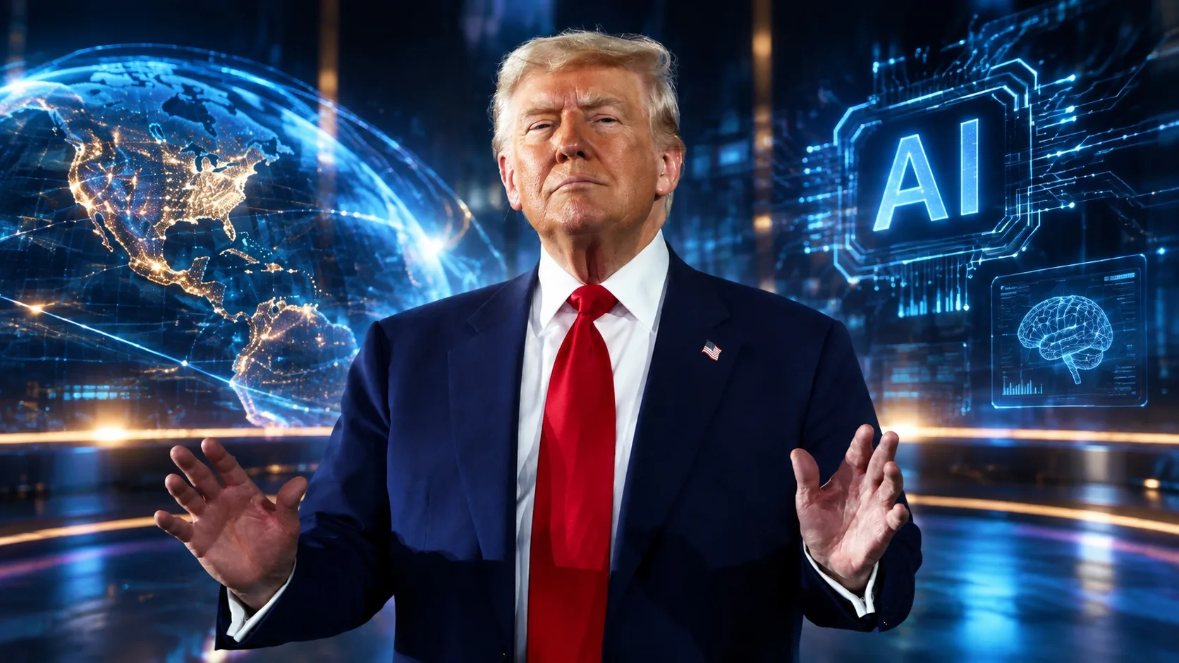 Trump zakládá „AI Force" a chystá se jmenovat cara pro umělou inteligenci