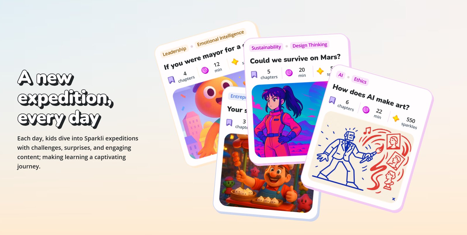 Nová AI aplikace učí děti finanční gramotnost a podnikání místo nudných učebnic