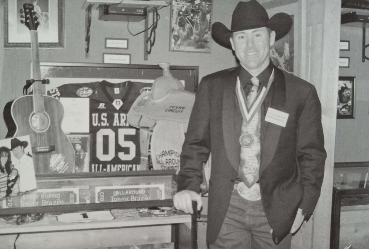 Rodeový kovboj Trevor Brazile, dnes už v důchodu.