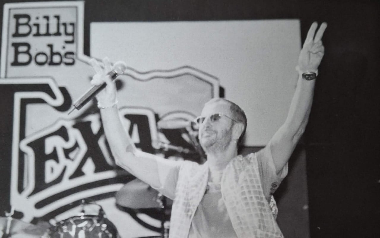 Ringo Starr, člen kapely Beatles.