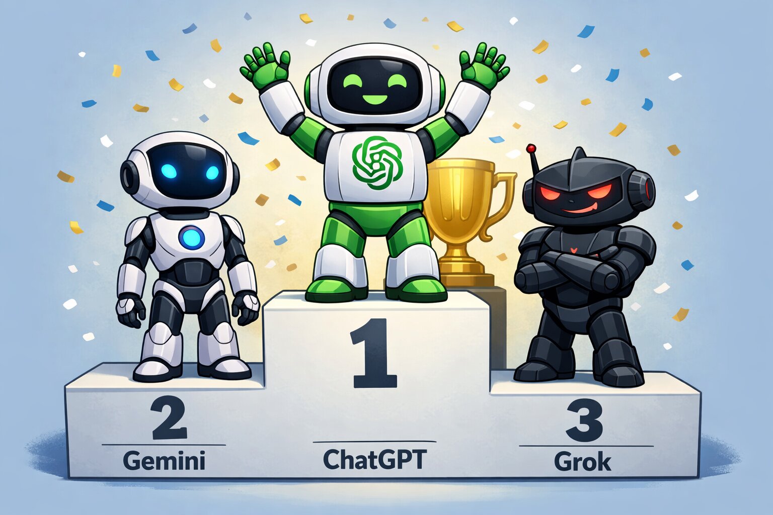 ChatGPT ztrácí dominanci: Gemini útočí s 22% podílem na trhu AI