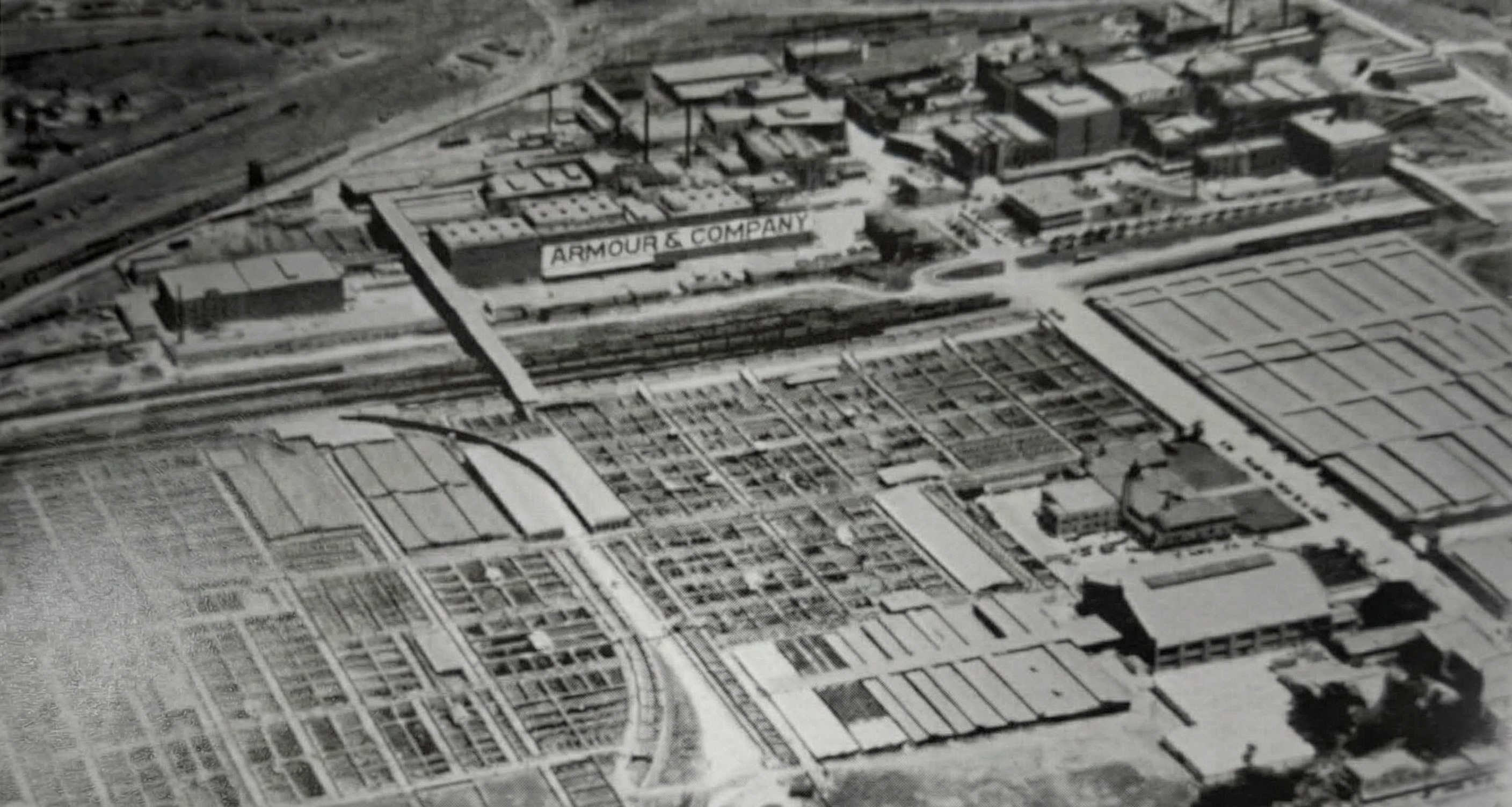 Panorama průmyslového komplexu.