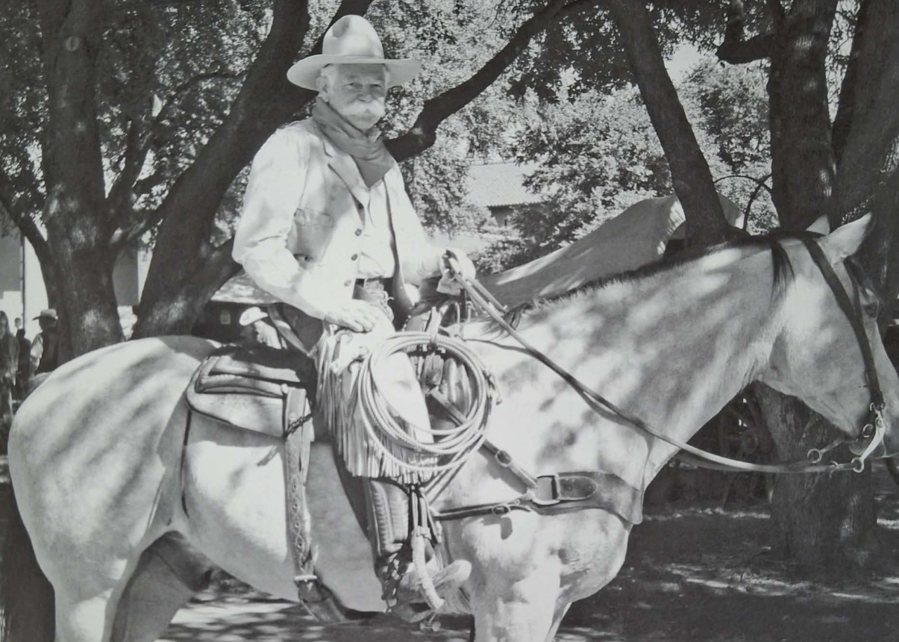 Cowboj Stev Murrin a jeho kůn