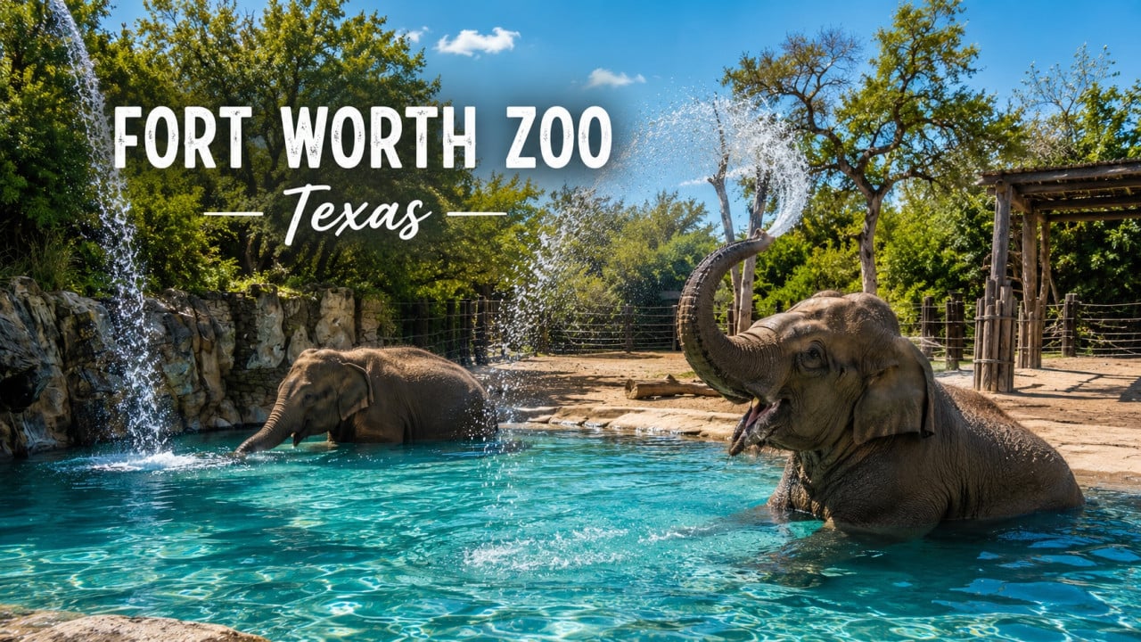 Fort Worth Zoo: nejstarší zoo v Texasu, kde najdete Divoký západ i tyrkysovou lagunu u slonů