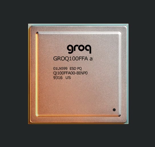 Nový AI čip od společnosti Groq.