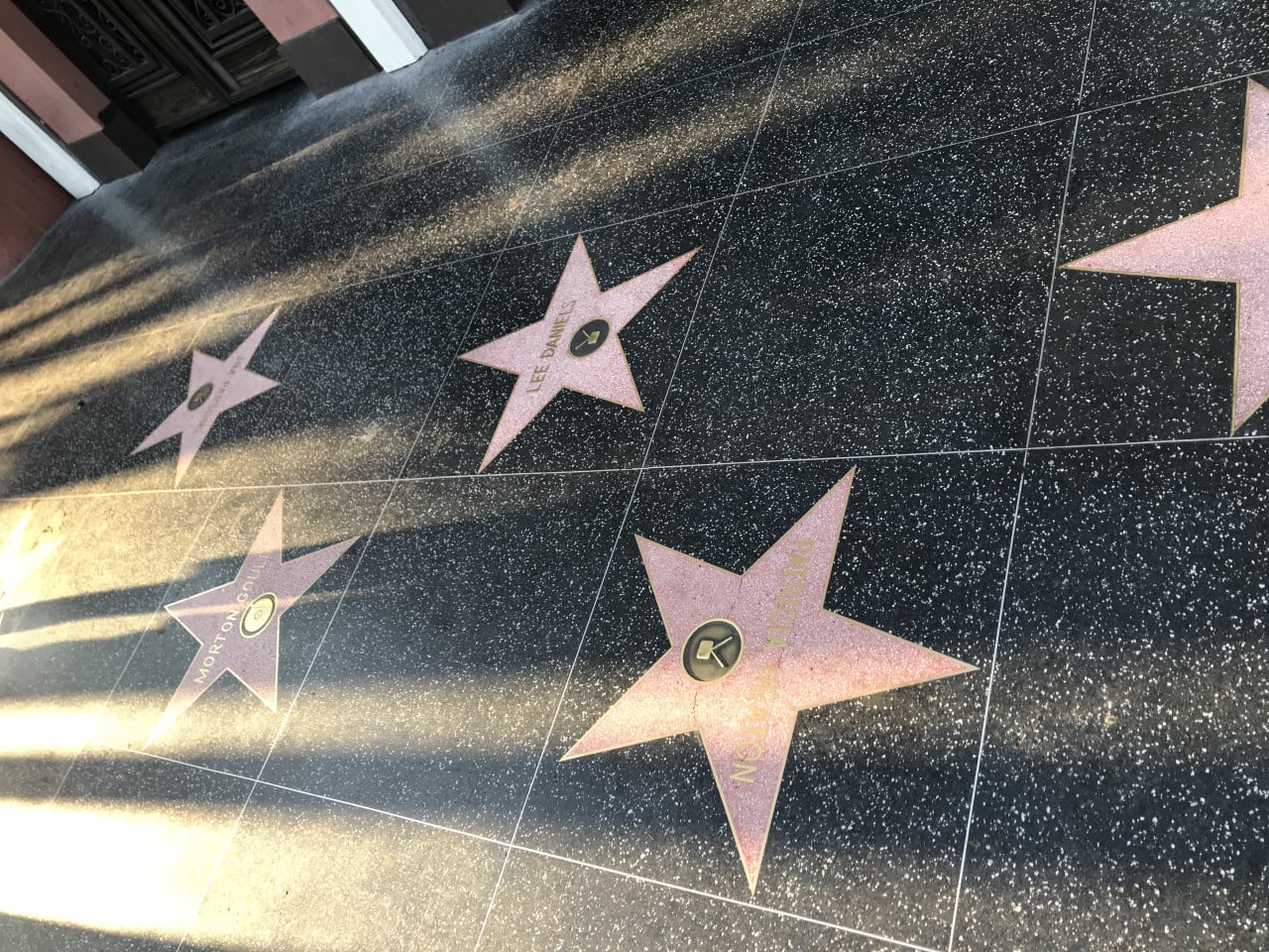 Hollywoodský Chodník slávy s hvězdami Lee Daniels, Patricia Heaton a Morton H. Meyerson