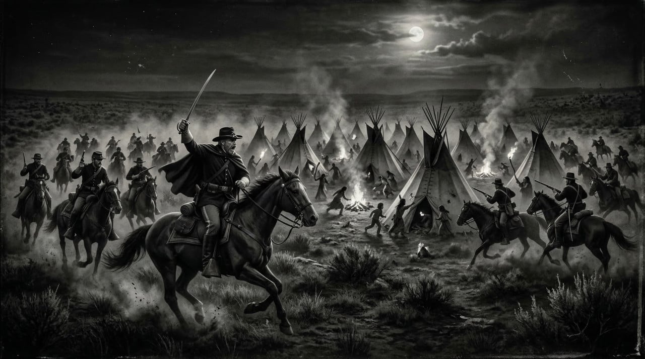 Nájezd indiánů, který se nikdy nestal