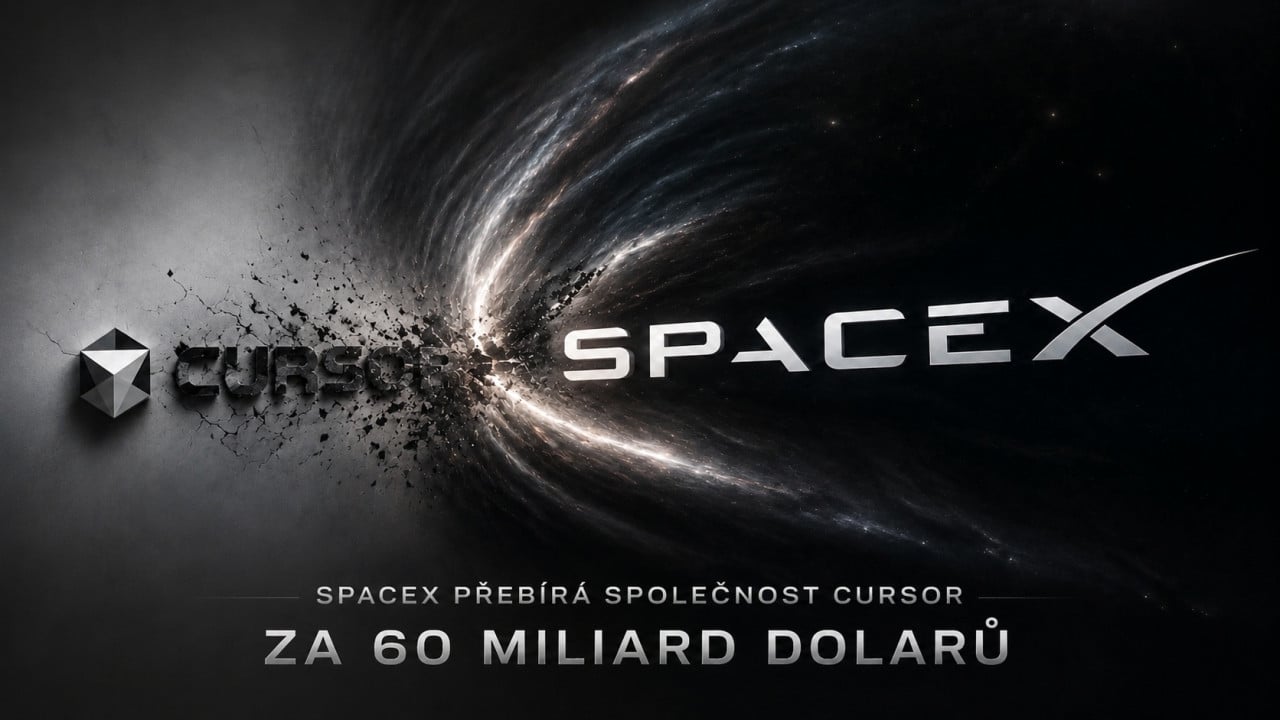 SpaceX kupuje AI nástroj Cursor za 60 miliard dolarů