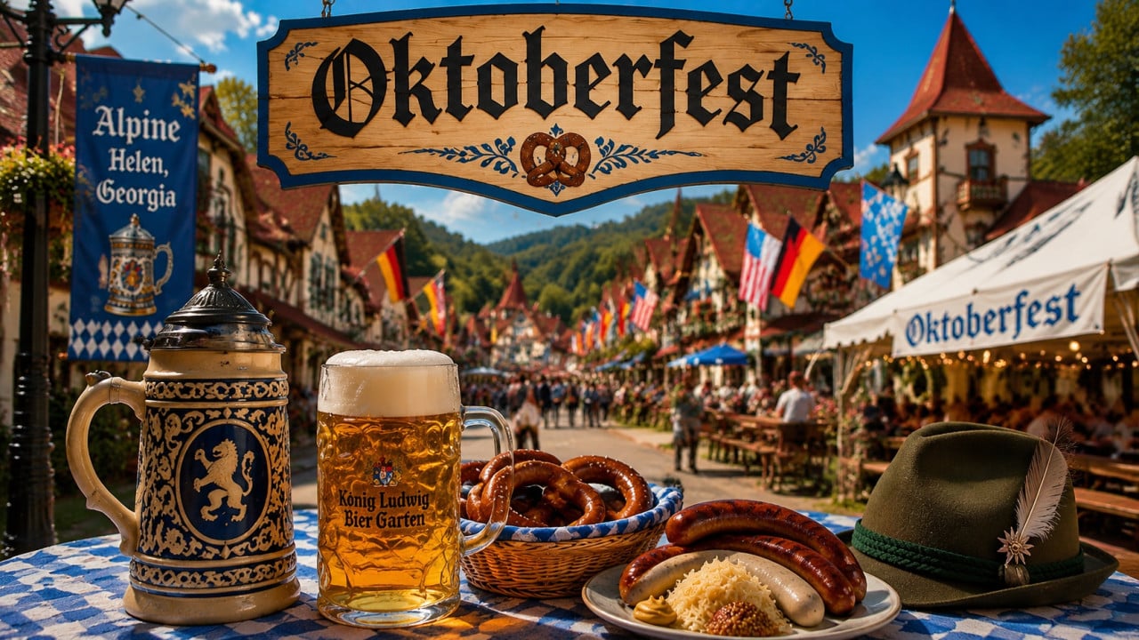 Oktoberfest v Helen, Georgia: bavorské městečko uprostřed amerických hor, kam jsem zabloudil cestou od dýní
