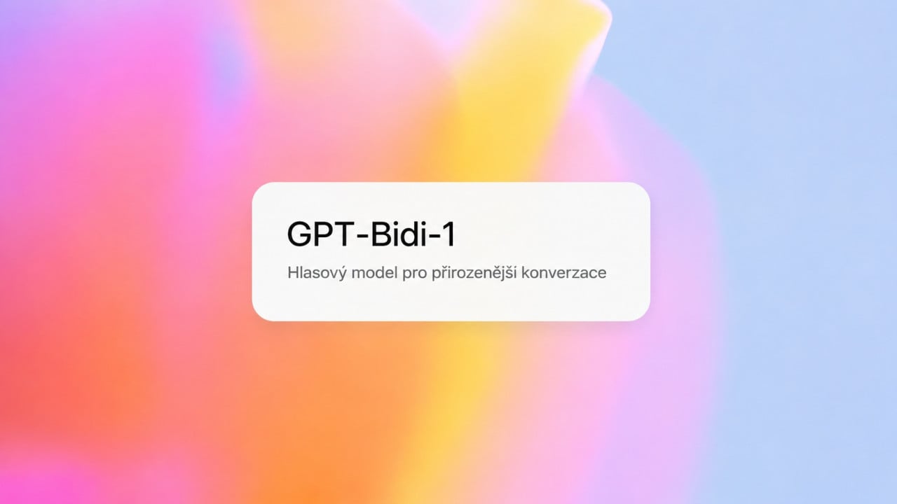 Blíží se GPT-Bidi-1: OpenAI chce konečně přirozené konverzace s AI