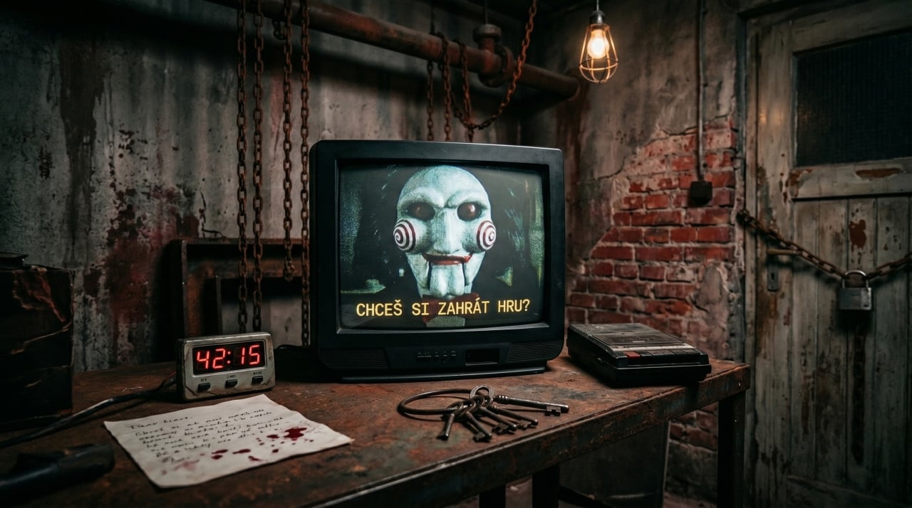 Zahrajeme si hru: Úniková hra Saw od Endorfinu v Praze nás dostala