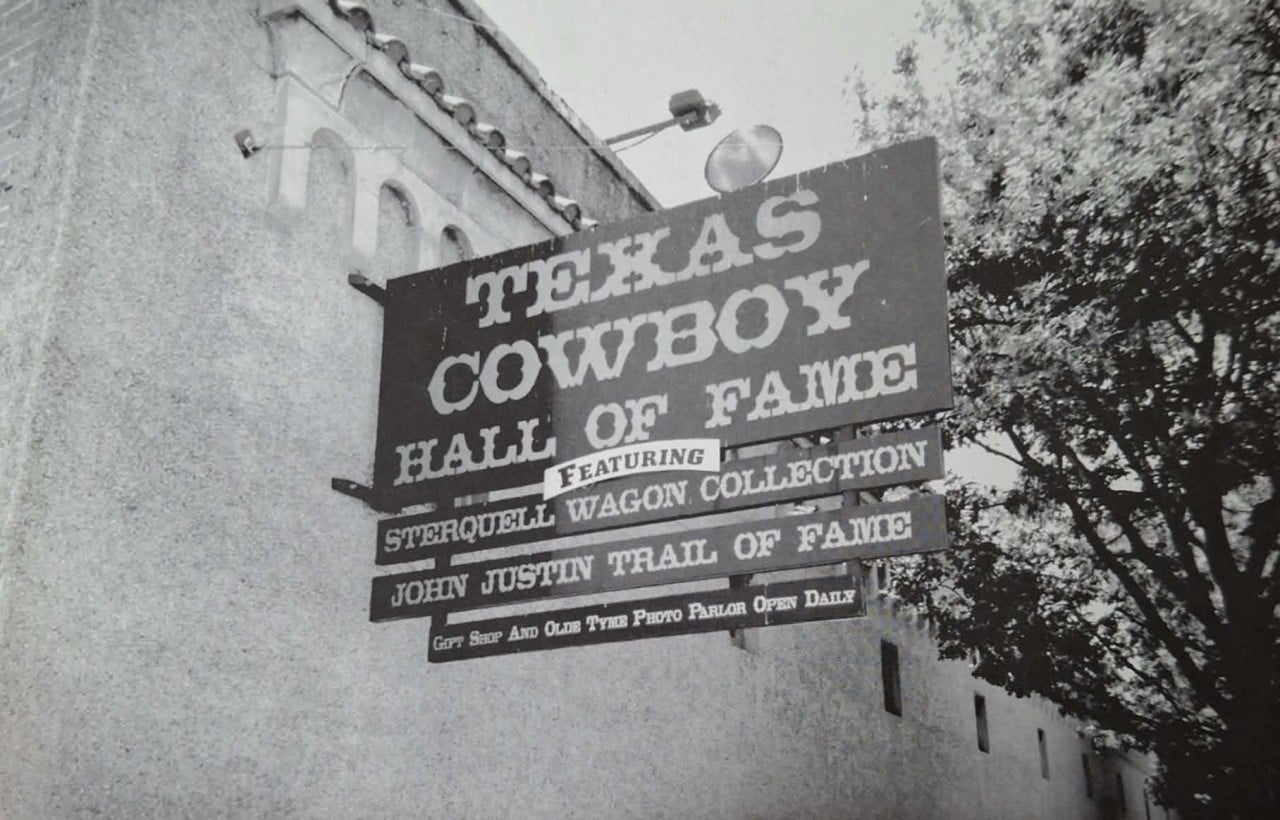 Cedule Texas Cowboy Hall of Fame.