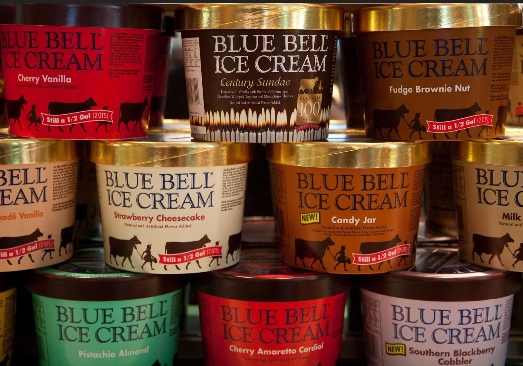 Ikonický Texas: BLUE BELL ZMRZLINA