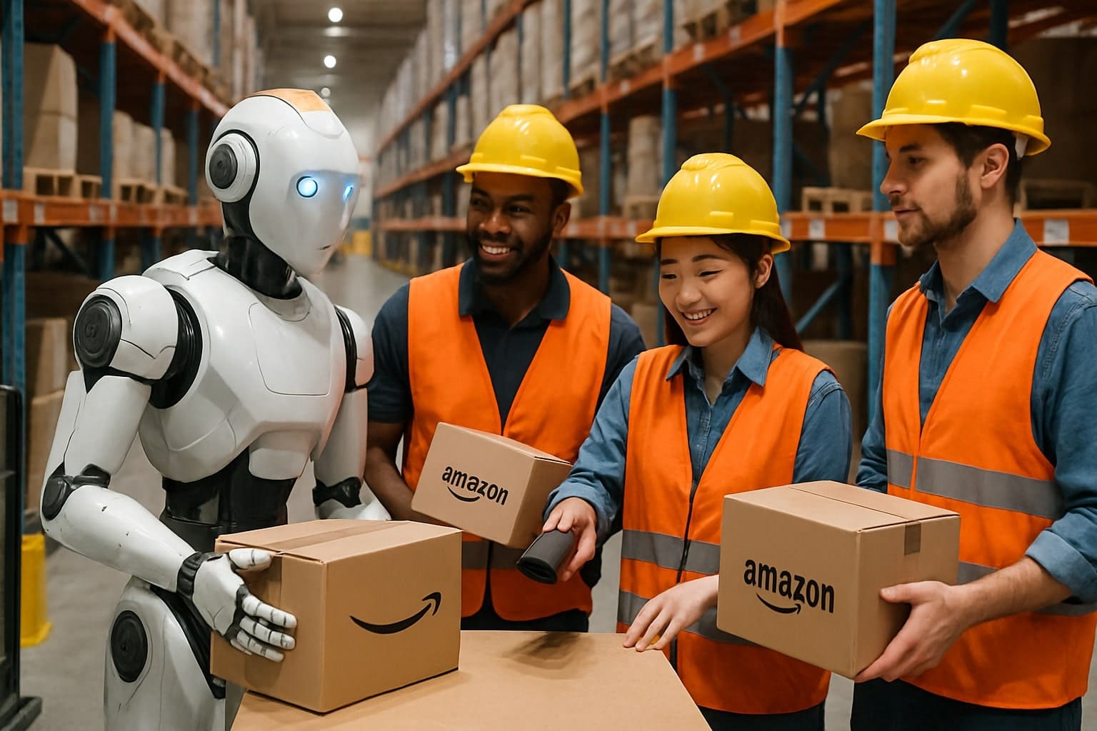 Amazon ukazuje, jak budou vypadat lidské pracovní pozice ve světě AI robotů