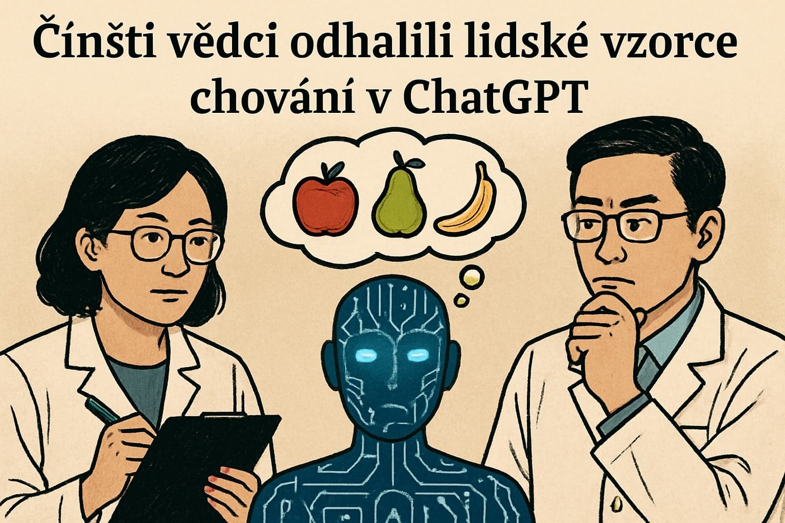 Čínští vědci odhalili lidské vzorce chování v ChatGPT