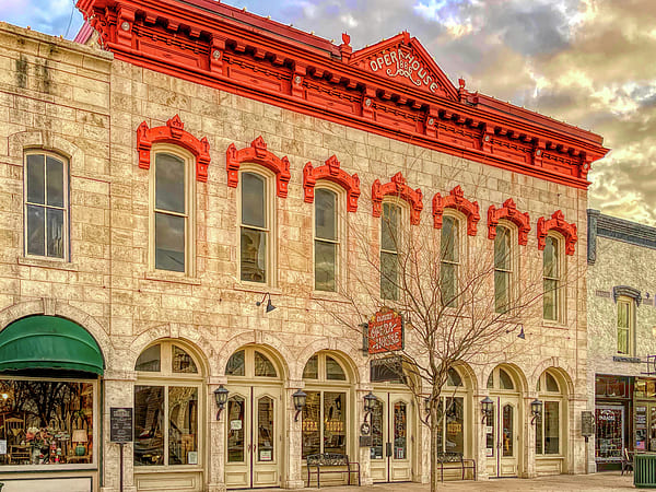 Strašidelný dům opery Granbury