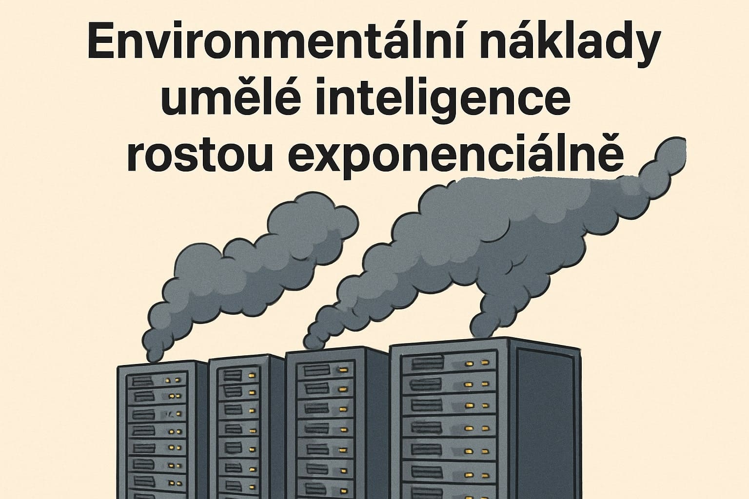 Environmentální náklady umělé inteligence rostou exponenciálně
