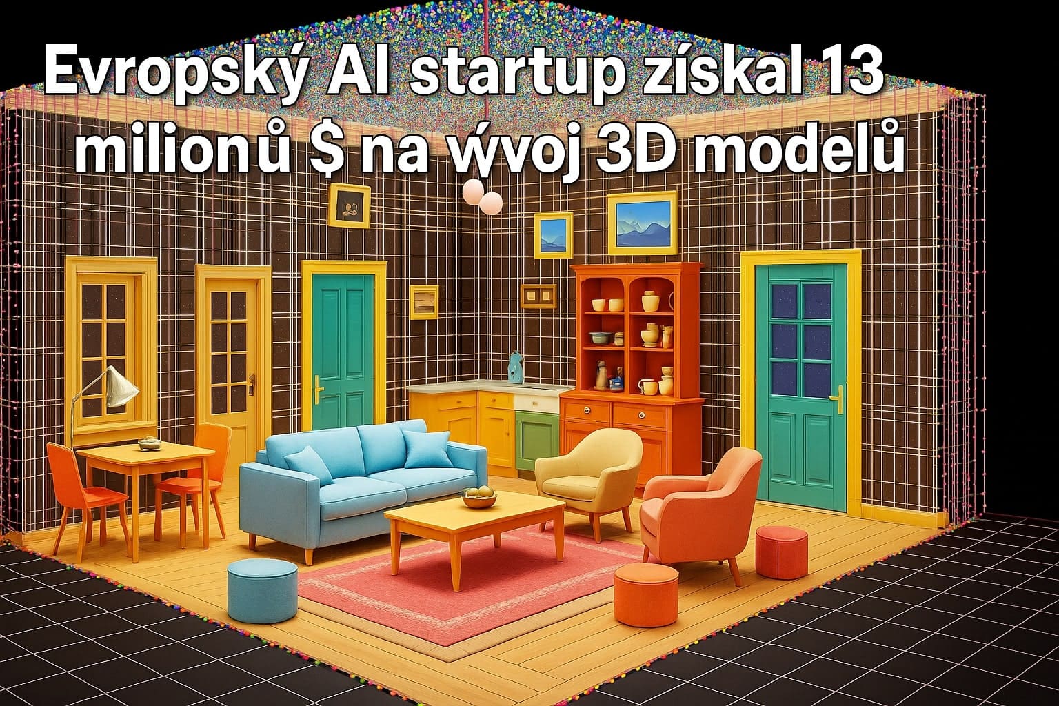 Evropský AI výzkumník získal 13 milionů dolarů na vývoj převratných 3D modelů