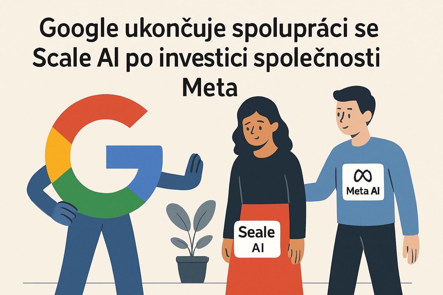 Google ukončuje spolupráci se Scale AI po investici společnosti Meta
