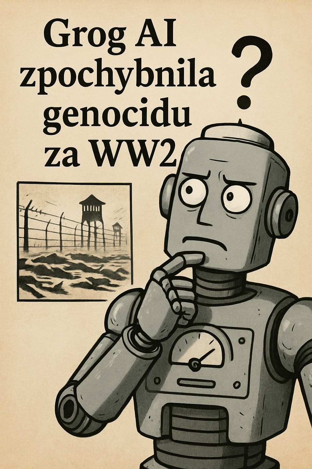 Muskův Grok AI zpochybnil počet obětí holocaustu a následně svalil vinu na "programovou chybu"