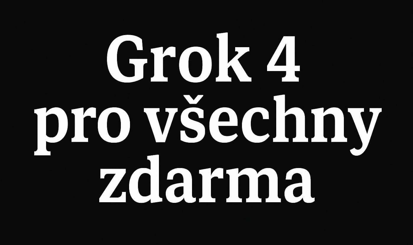 xAI uvolňuje Grok 4 bezplatně všem uživatelům
