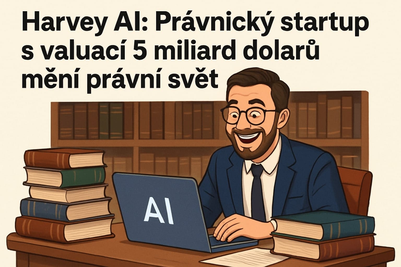 Harvey AI: Právnický startup s valuací 5 miliard dolarů mění právní svět