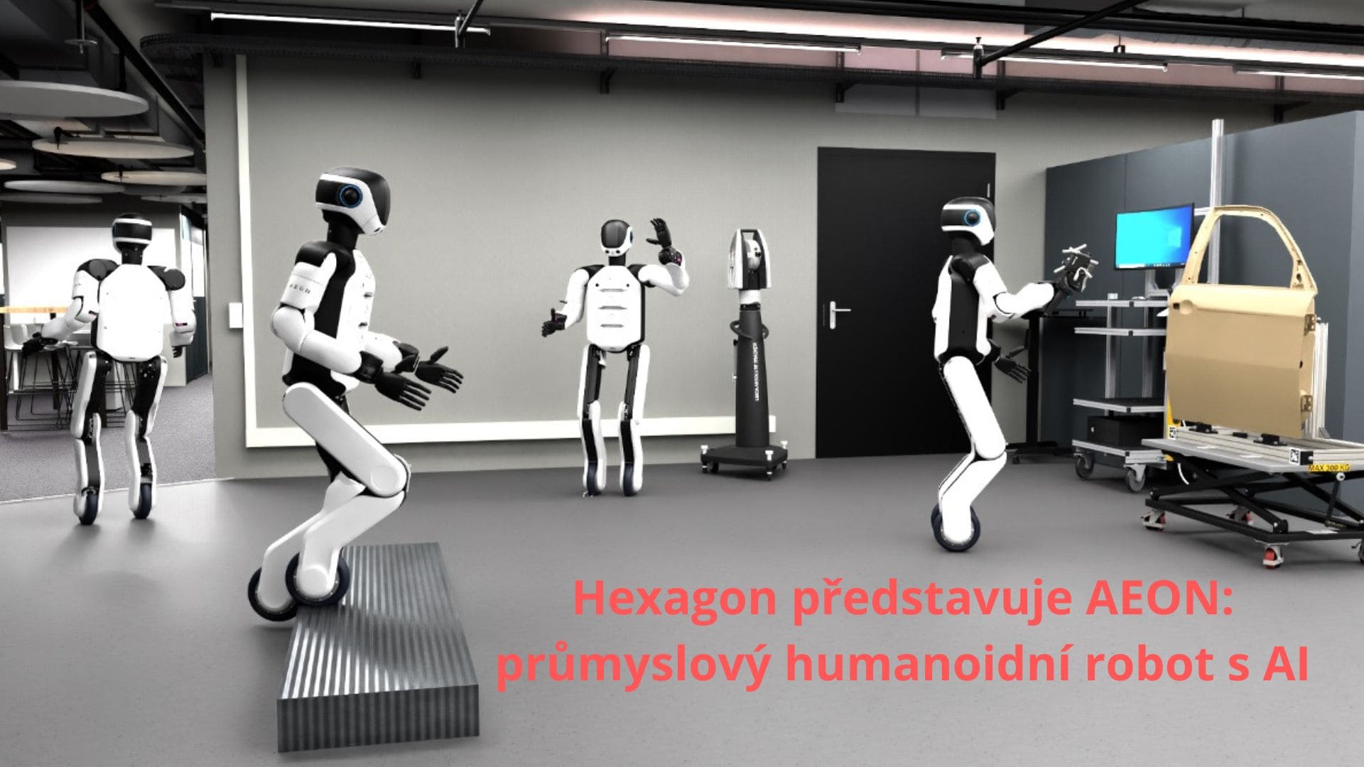 Hexagon představuje AEON: průmyslový humanoidní robot s AI